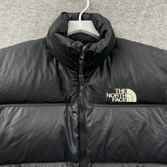 The North Face 700 Goose Down Puffer Vest Black Hideaway Hood Women's Medium - Picture 4 of 16